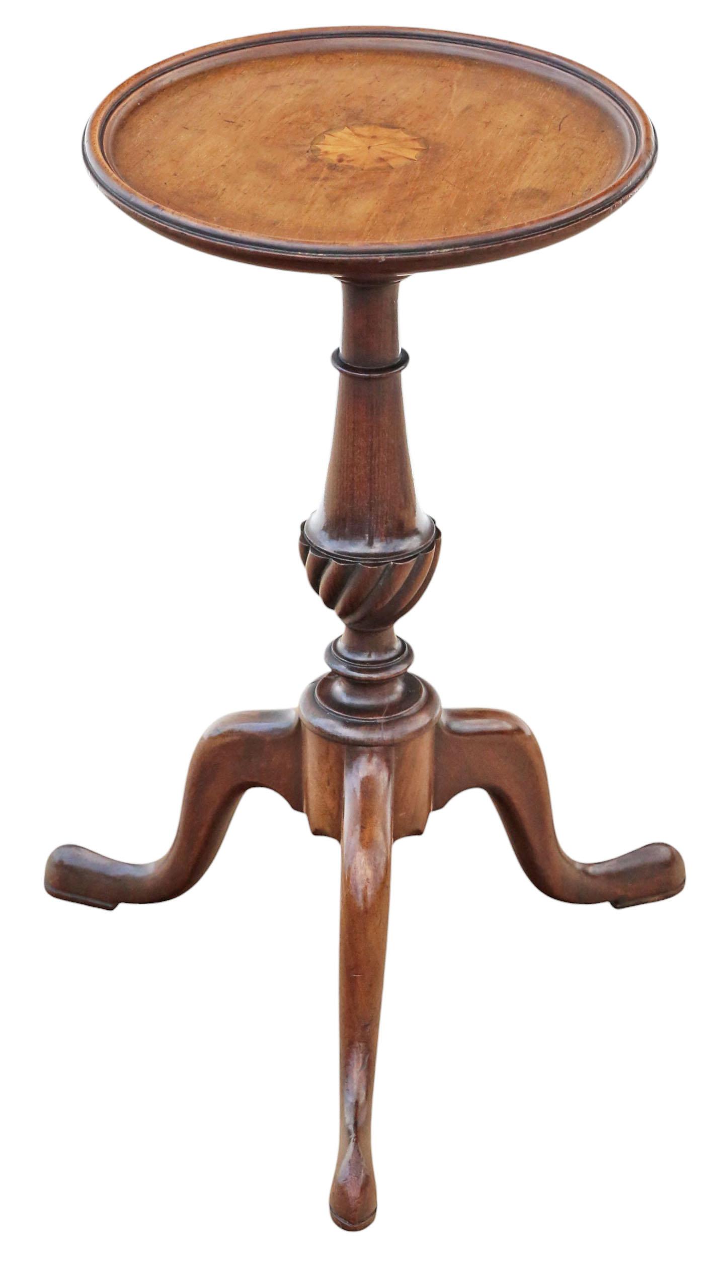 Antique 19th Century Inlaid Mahogany Wine Side / Occasional Table – Fine Quality (1 of 4) Antique 19th Century Inlaid Mahogany Wine Side / Occasional Table – Fine Quality (1 of 4)