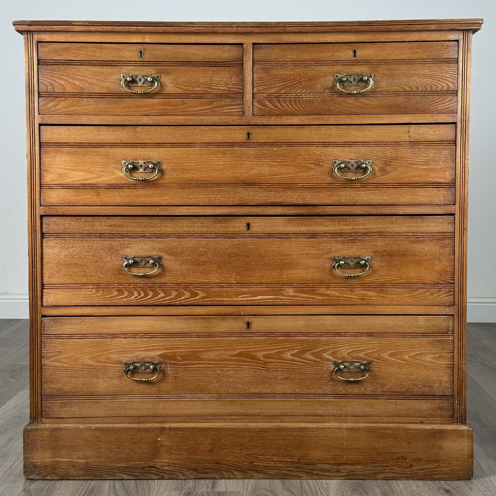 Antique Late 19th Century Chest Of Drawers In Ash (1 of 11) Antique Late 19th Century Chest Of Drawers In Ash (1 of 11)