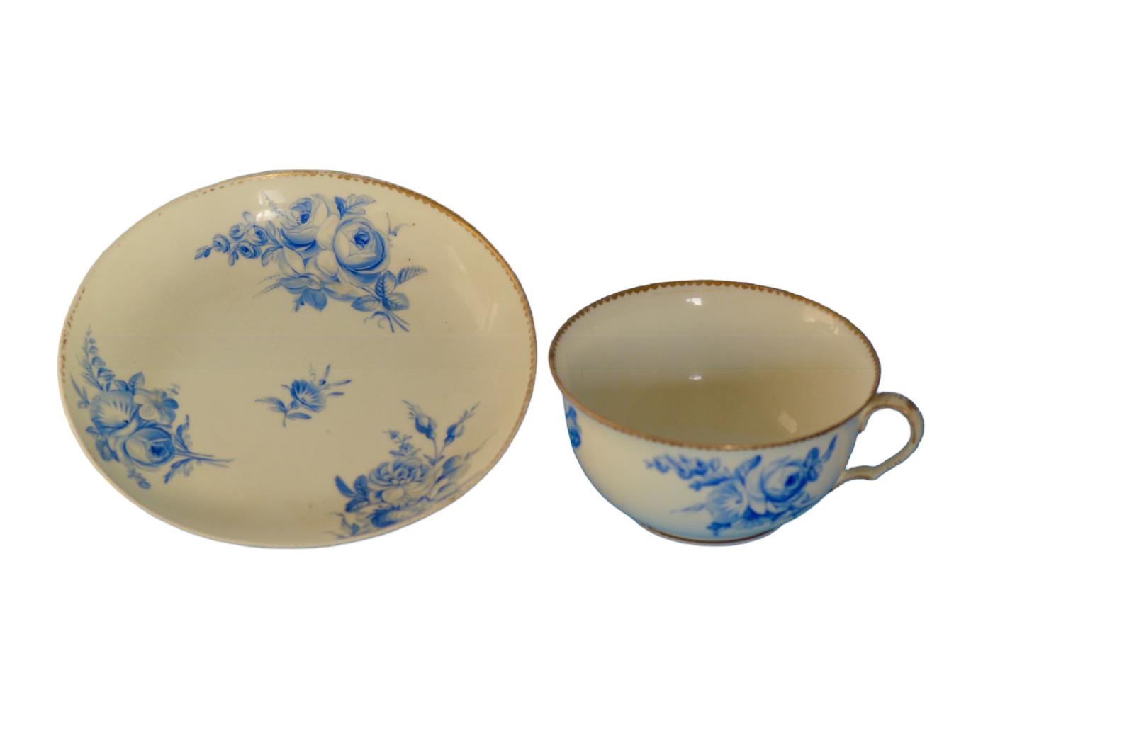 Swansea Porcelain Large Cup & Saucer c.1818 (1 of 6) Swansea Porcelain Large Cup & Saucer c.1818 (1 of 6)