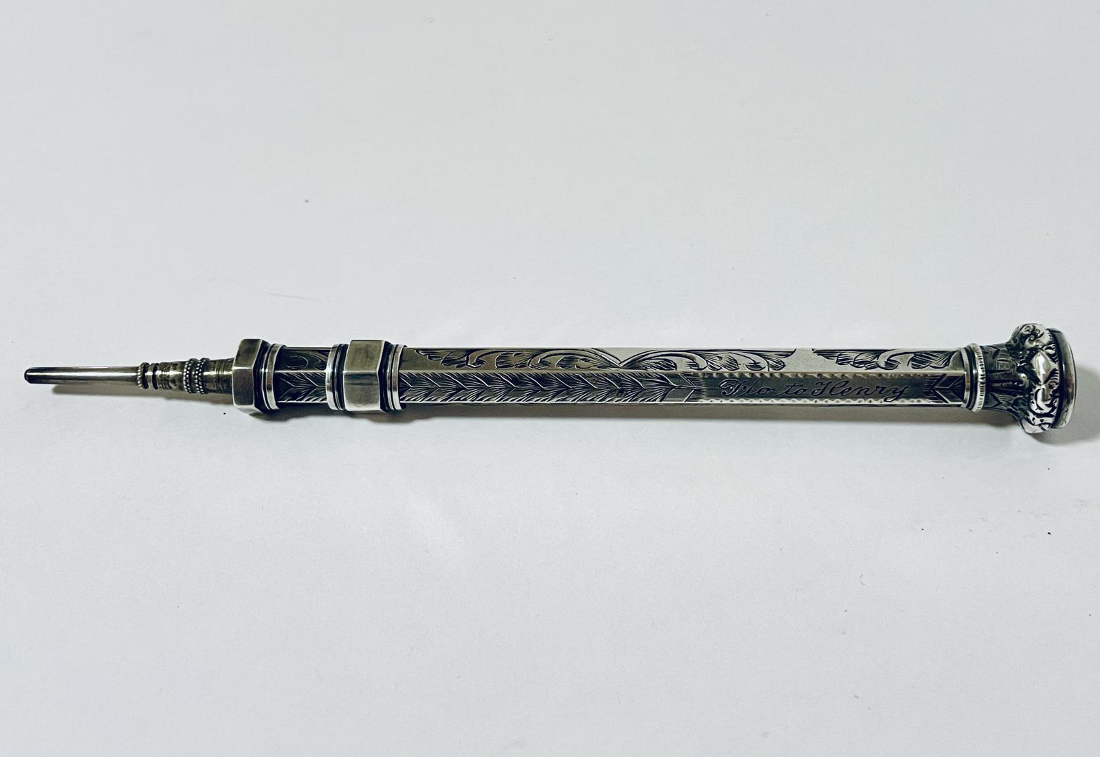 Victorian Silver Propelling Pencil (1 of 12)