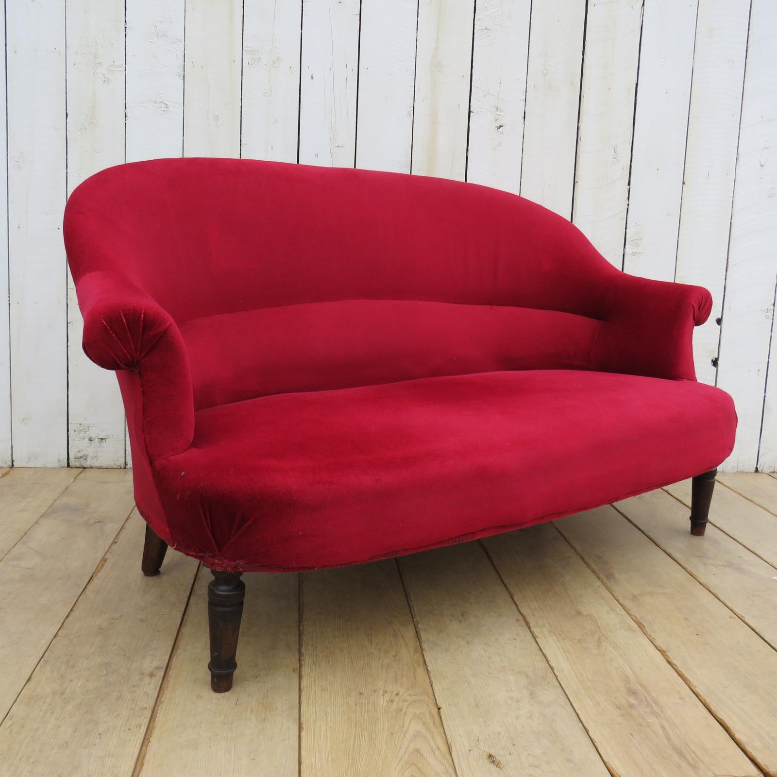 Antique French Crapaud Sofa (1 of 7)