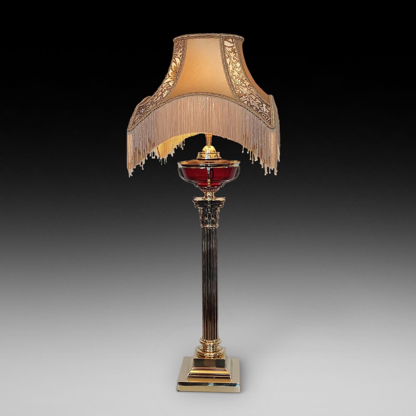 Late 19th Century Brass Oil Table Lamp (1 of 11) Late 19th Century Brass Oil Table Lamp (1 of 11)