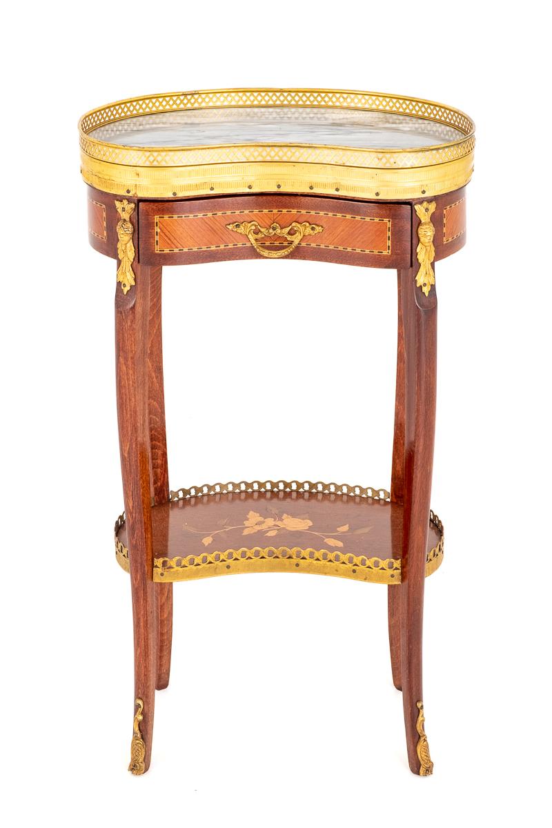 Pretty French Mahogany Occasional Table (1 of 7)