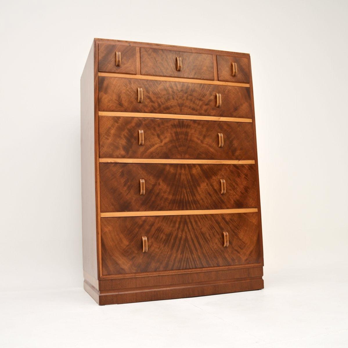 Art Deco Figured Walnut Chest of Drawers (1 of 11) Art Deco Figured Walnut Chest of Drawers (1 of 11)