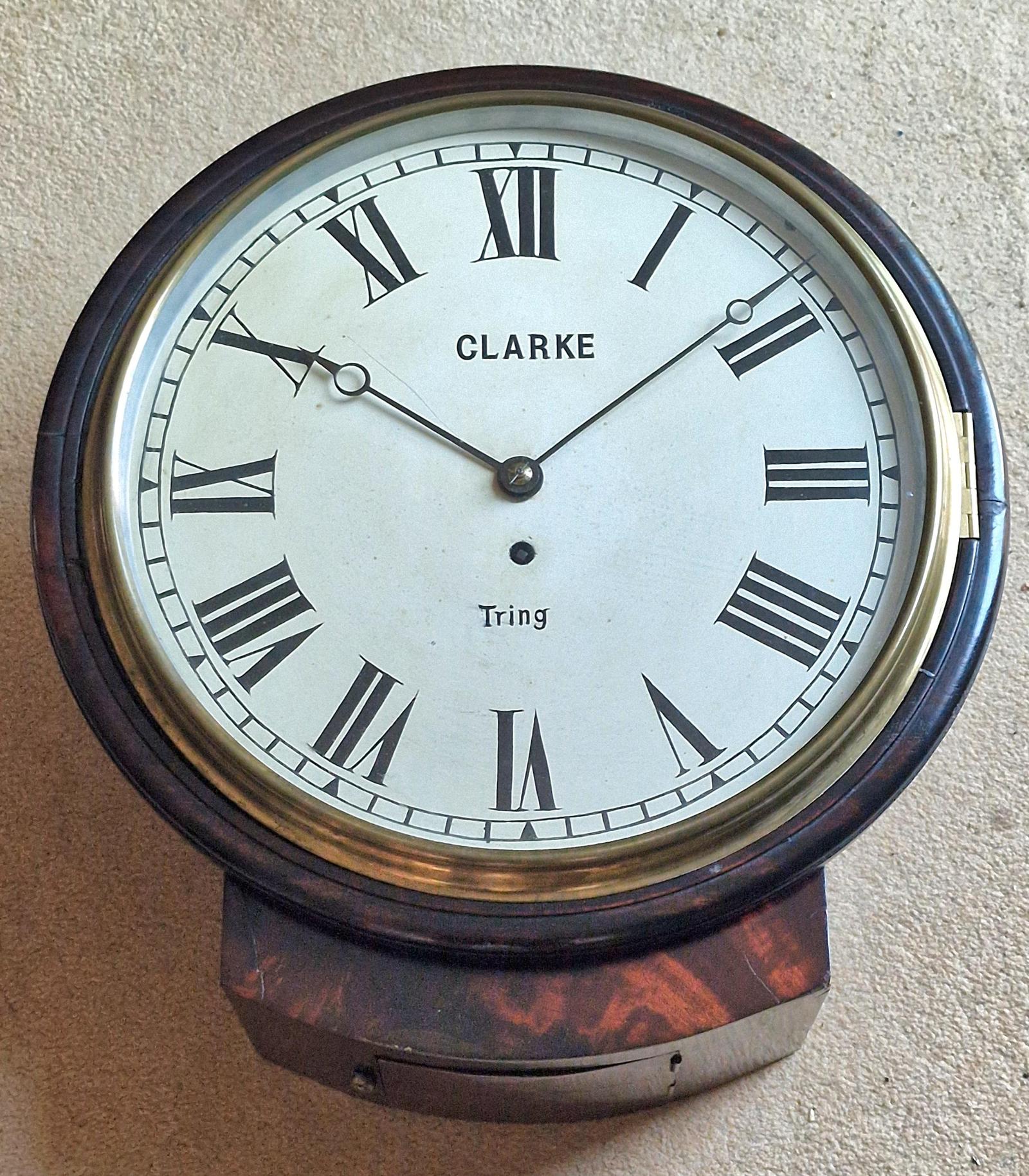George Clarke Tring Dial Wall Clock (1 of 5) George Clarke Tring Dial Wall Clock (1 of 5)