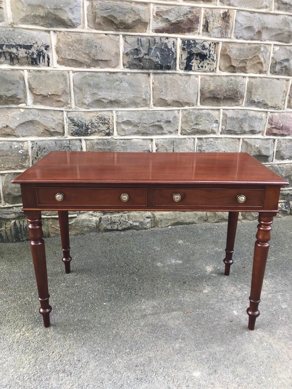 Antique Mahogany Side Writing Table by Heal & Son (1 of 10)