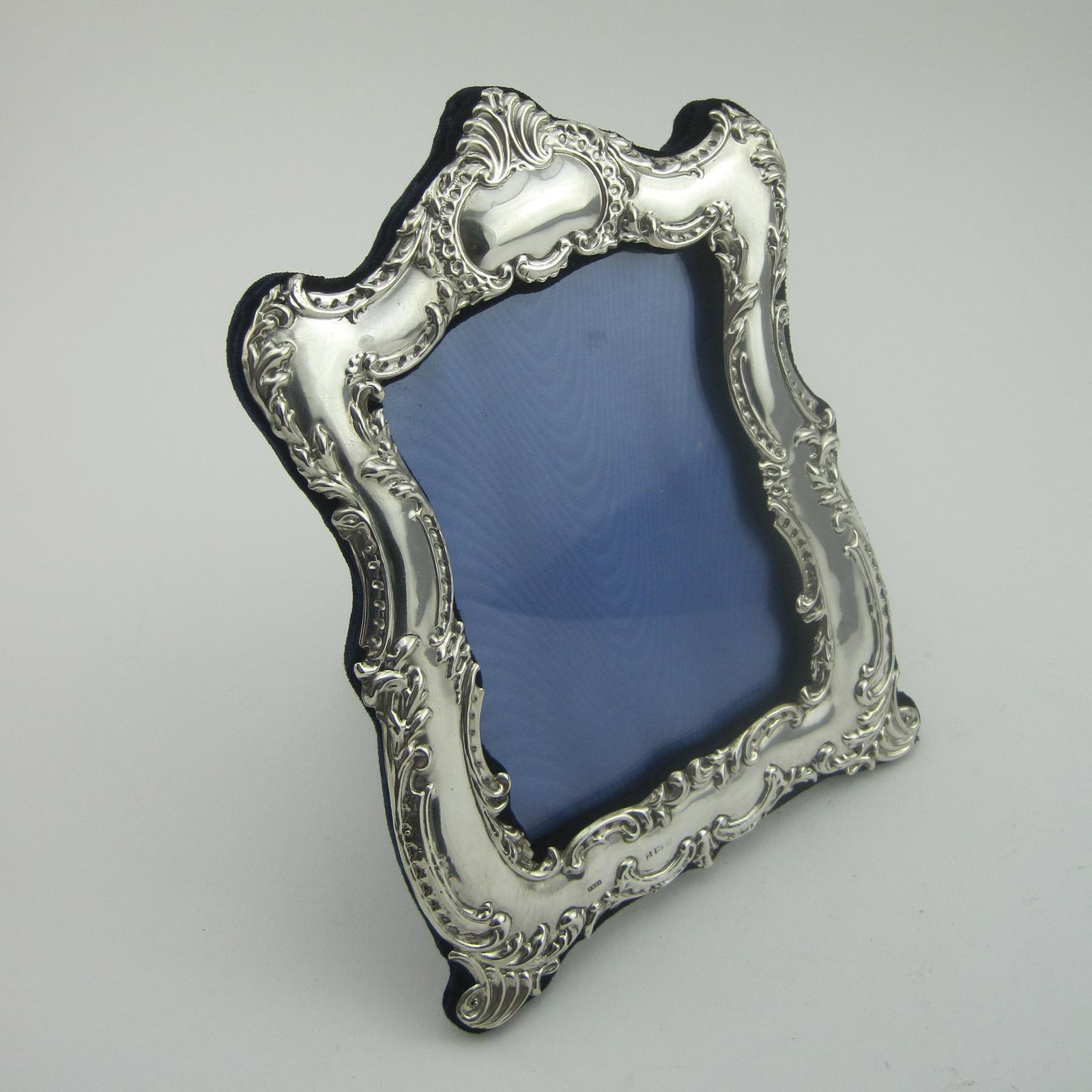Rectangular Edwardian Sterling Silver Photo Frame (1 of 7) Rectangular Edwardian Sterling Silver Photo Frame (1 of 7)