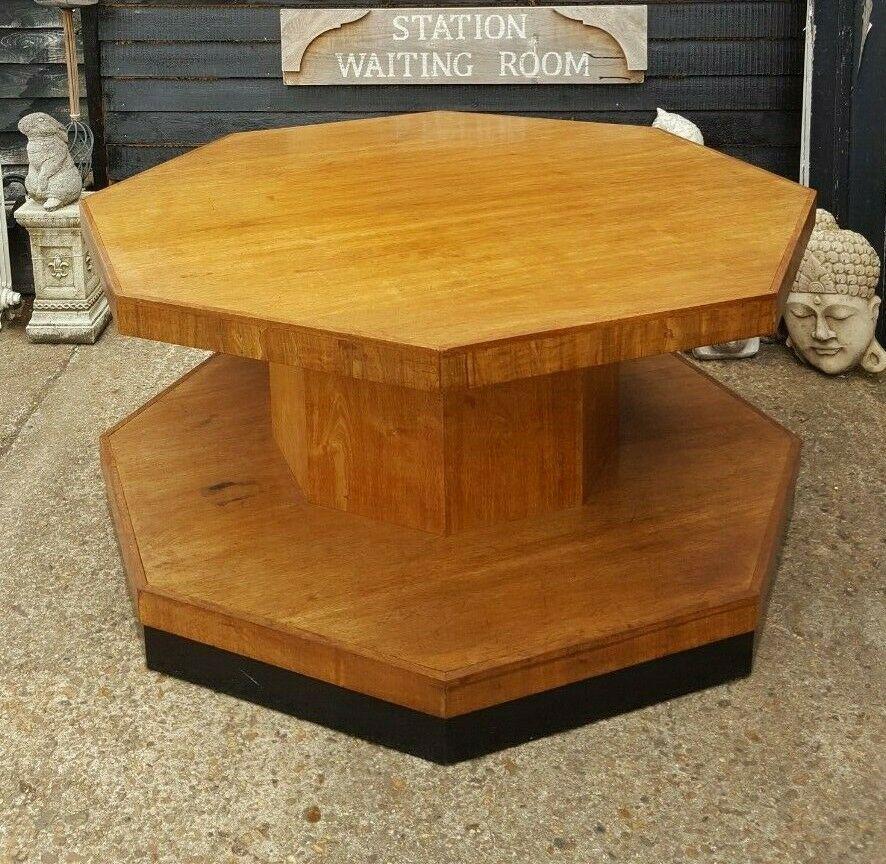 Superb Art Deco Walnut Centre Table (1 of 4) Superb Art Deco Walnut Centre Table (1 of 4)
