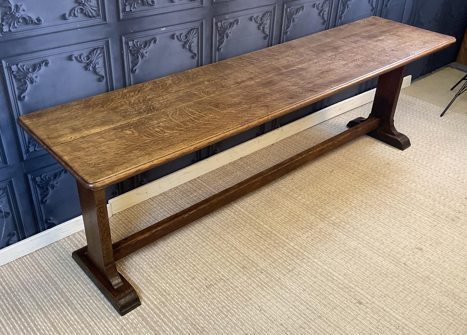 Large Oak Refectory Table (1 of 1) Large Oak Refectory Table (1 of 1)