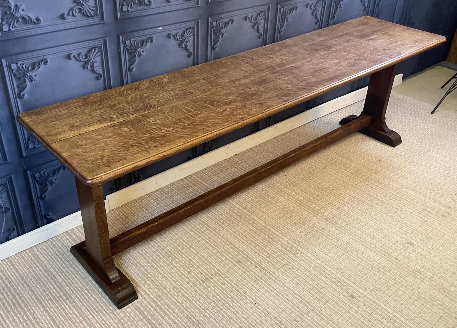 Large Oak Refectory Table (1 of 1)