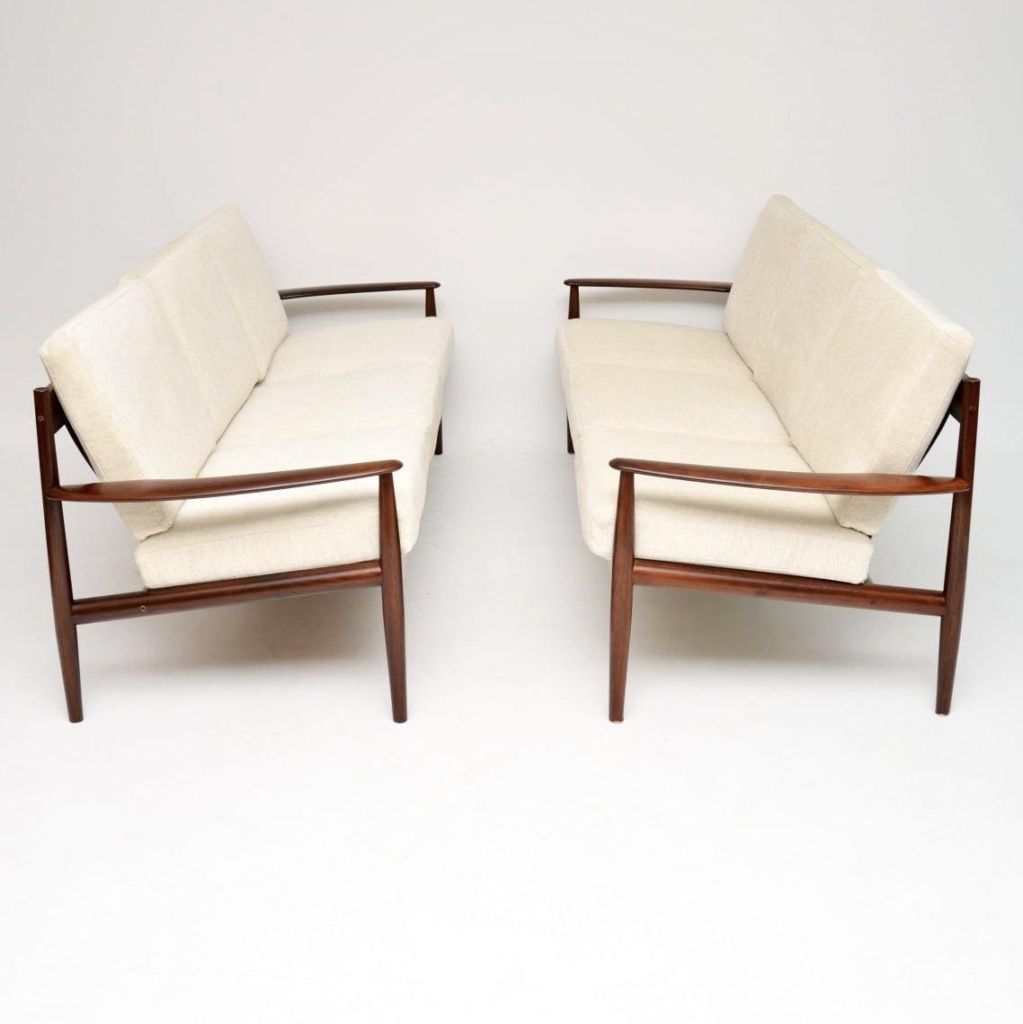 Pair of Vintage Danish Rosewood Sofas by Grete Jalk for France & Son (1 of 11) Pair of Vintage Danish Rosewood Sofas by Grete Jalk for France & Son (1 of 11)
