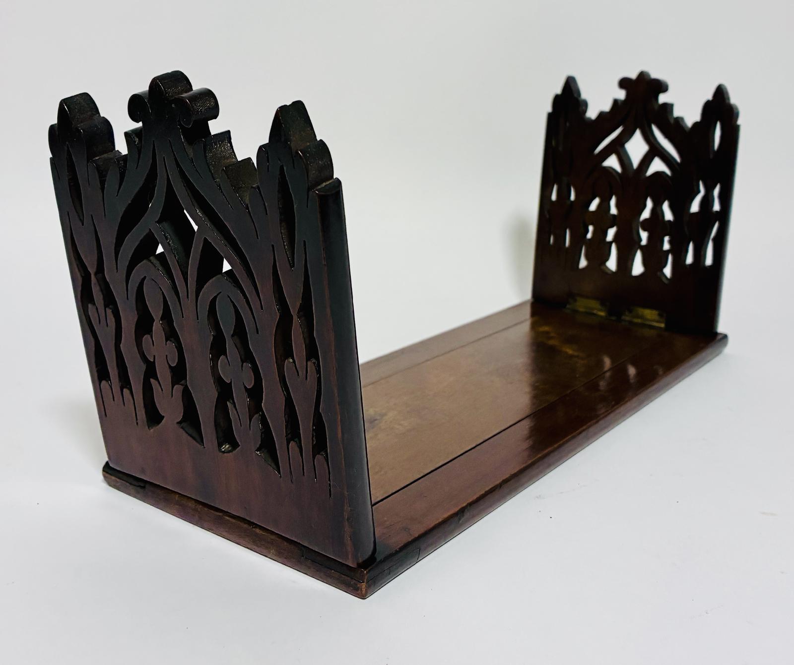 Victorian Gothic Style Walnut Book Slide (1 of 8) Victorian Gothic Style Walnut Book Slide (1 of 8)