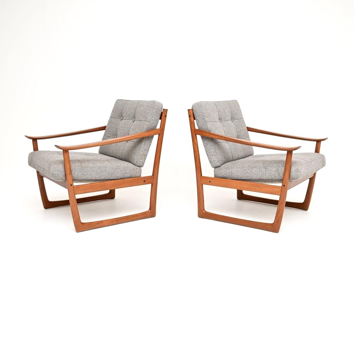 Pair of Danish Teak Armchairs by Peter Hvidt and Orla Mølgaard-nielsen (1 of 8) Pair of Danish Teak Armchairs by Peter Hvidt and Orla Mølgaard-nielsen (1 of 8)