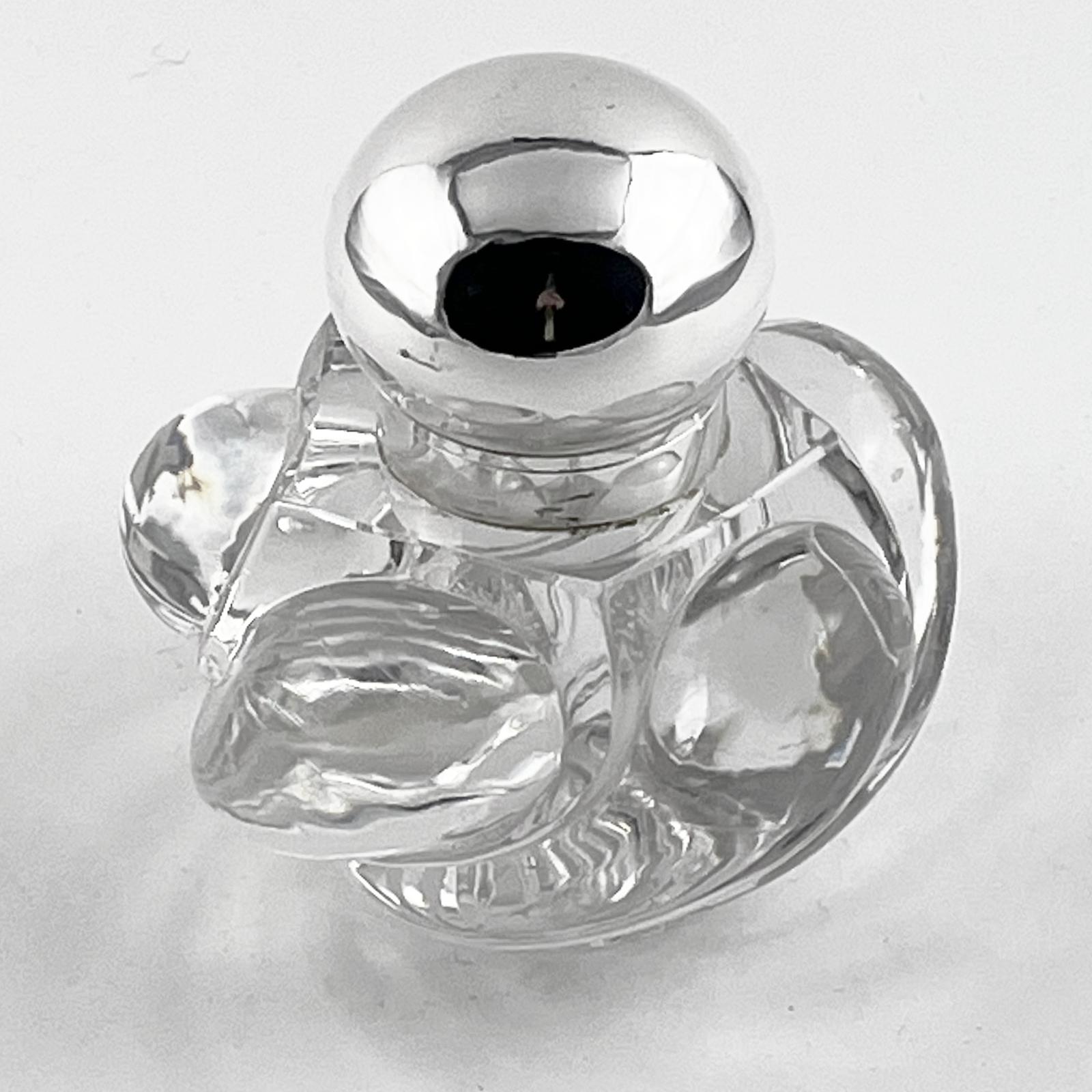 Handsome Edwardian Sterling Silver and Glass Ink Bottle (1 of 6) Handsome Edwardian Sterling Silver and Glass Ink Bottle (1 of 6)