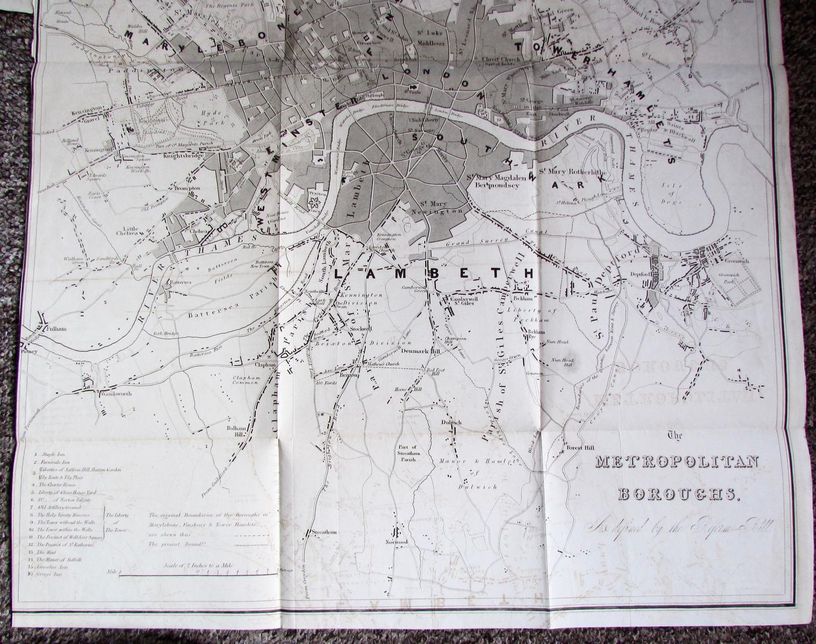 1832 The Metropolitan Boroughs Rare Reform Bill Plan. London Map by Robert Dawson (1 of 4) 1832 The Metropolitan Boroughs Rare Reform Bill Plan. London Map by Robert Dawson (1 of 4)