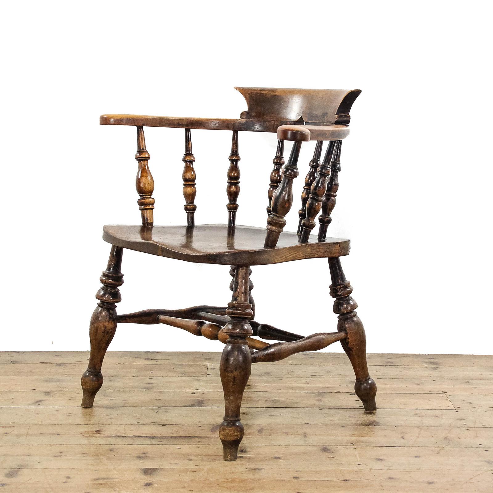 Antique 19th Century Smokers Bow Armchair (1 of 9) Antique 19th Century Smokers Bow Armchair (1 of 9)