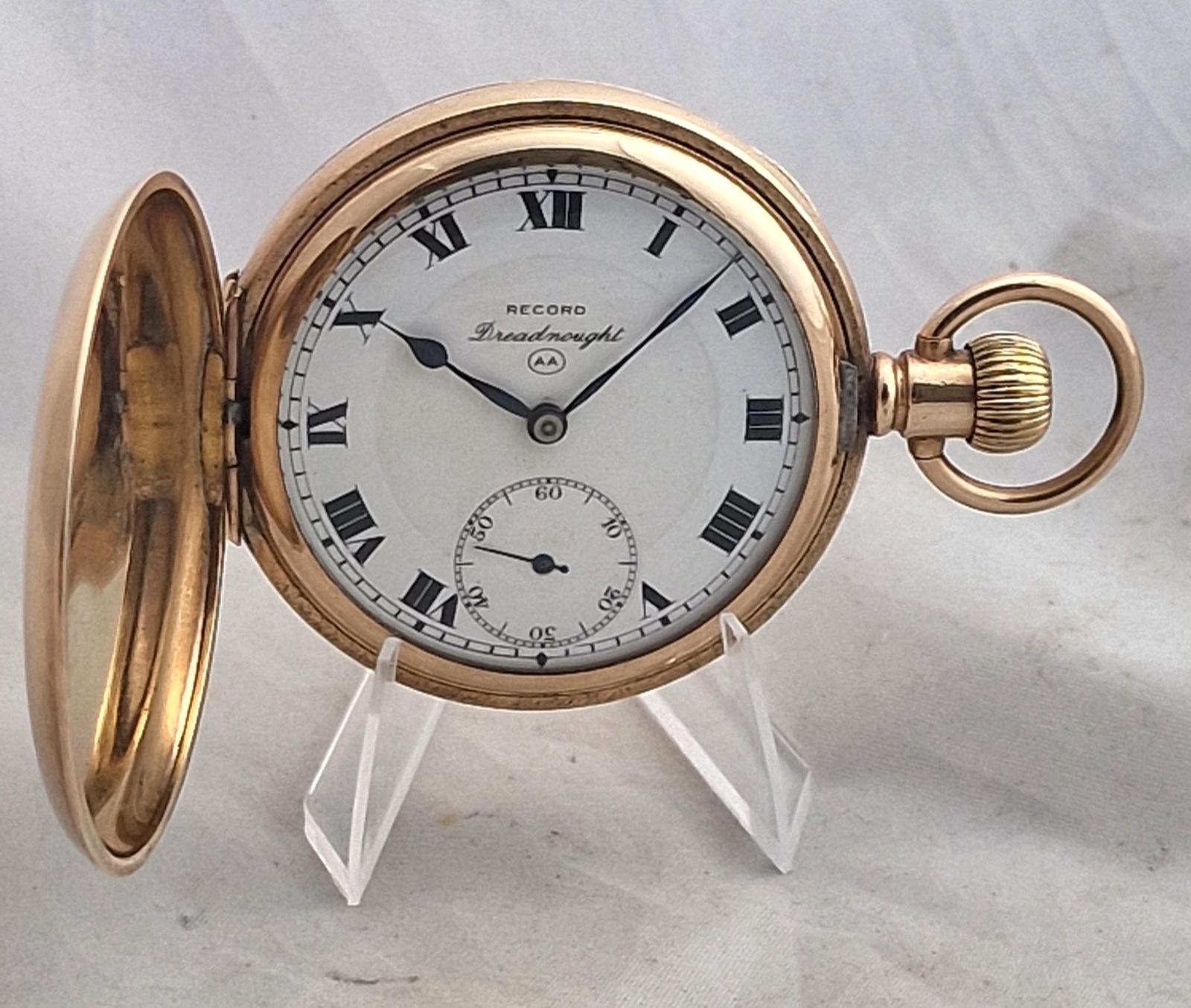 Record Full Hunter Pocket Watch (1 of 5) Record Full Hunter Pocket Watch (1 of 5)
