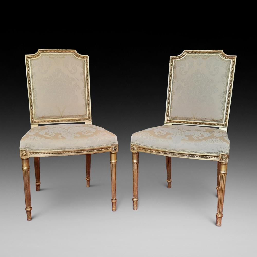 Pair of Victorian Giltwood Salon Chair (1 of 6)