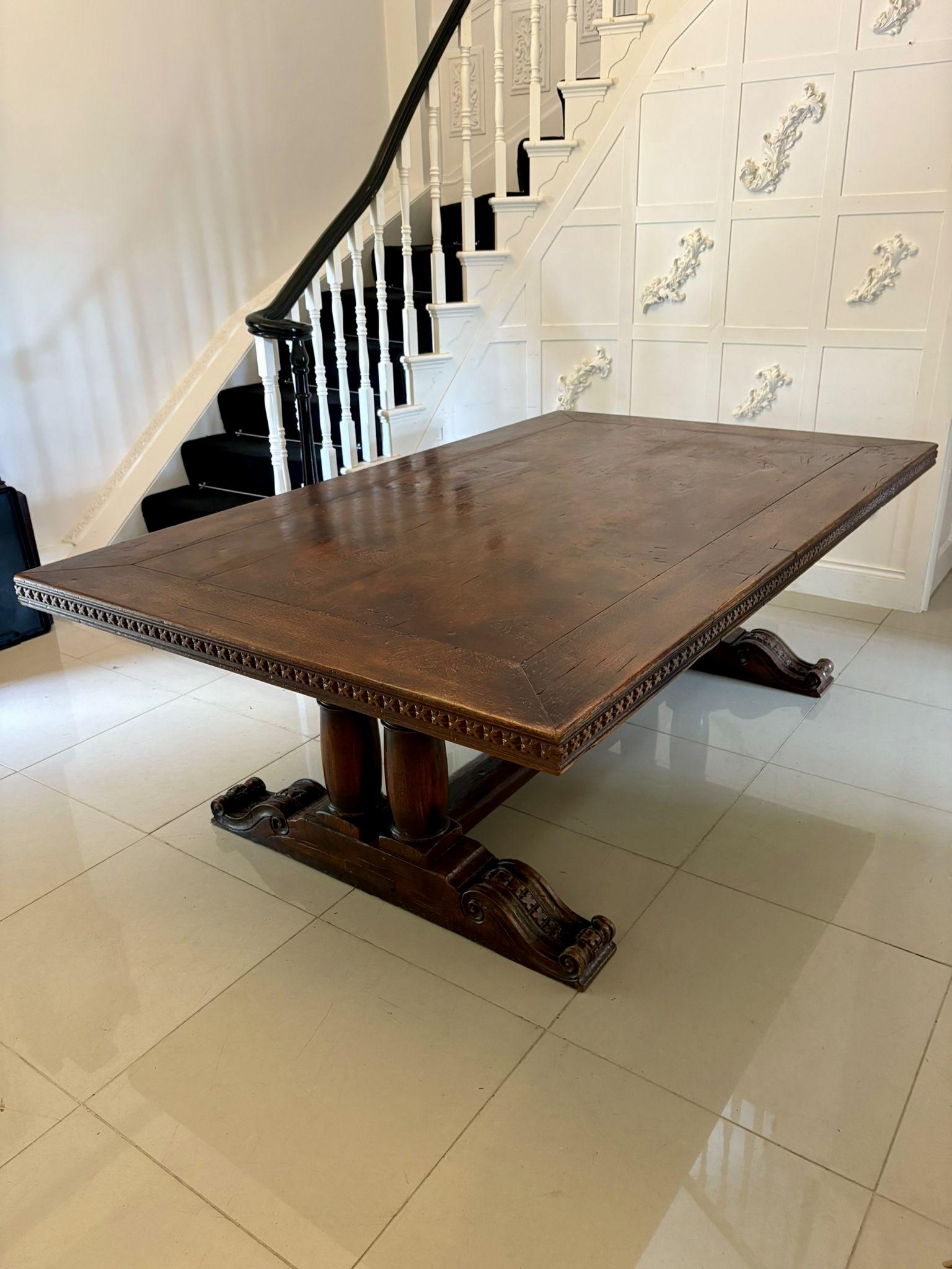 Large Antique 19th Century 12 Seater Quality Oak Refectory Dining Table (1 of 11) Large Antique 19th Century 12 Seater Quality Oak Refectory Dining Table (1 of 11)