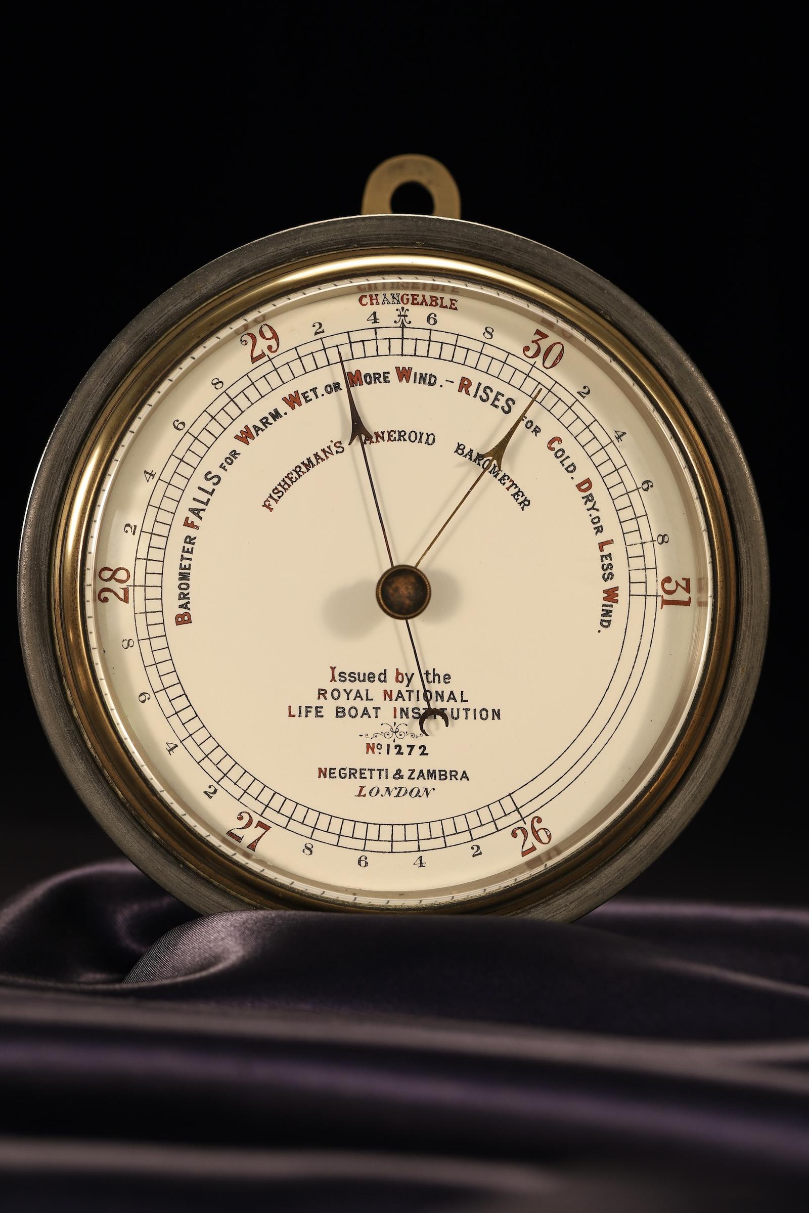 RNLI Fishermans Marine Barometer by Negretti & Zambra No 1272 c.1884 (1 of 8)