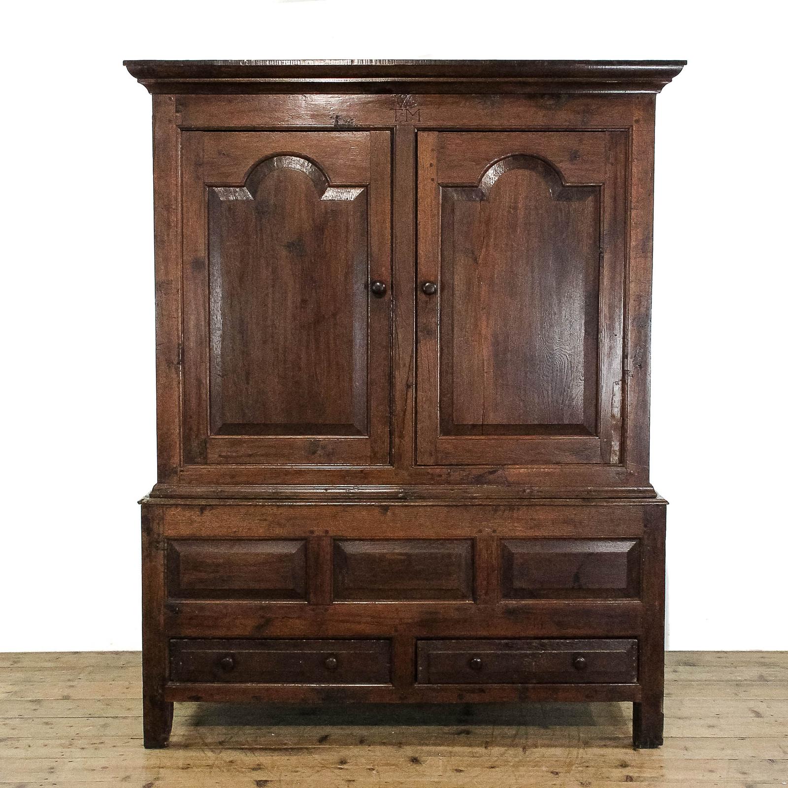 Antique 18th Century Oak Linen Press Cupboard (1 of 13) Antique 18th Century Oak Linen Press Cupboard (1 of 13)