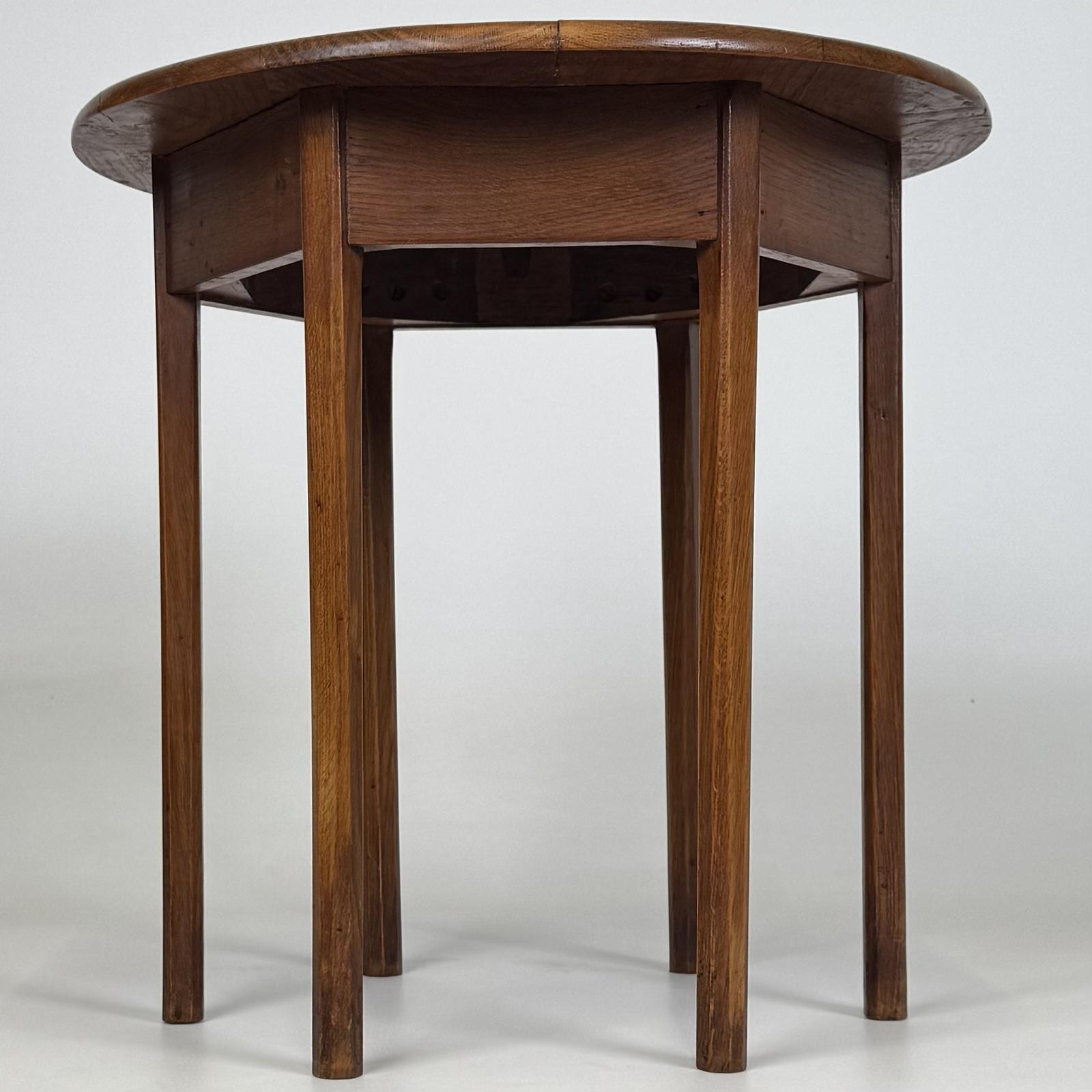 Antique 20th Century Side Table In Oak (1 of 10)