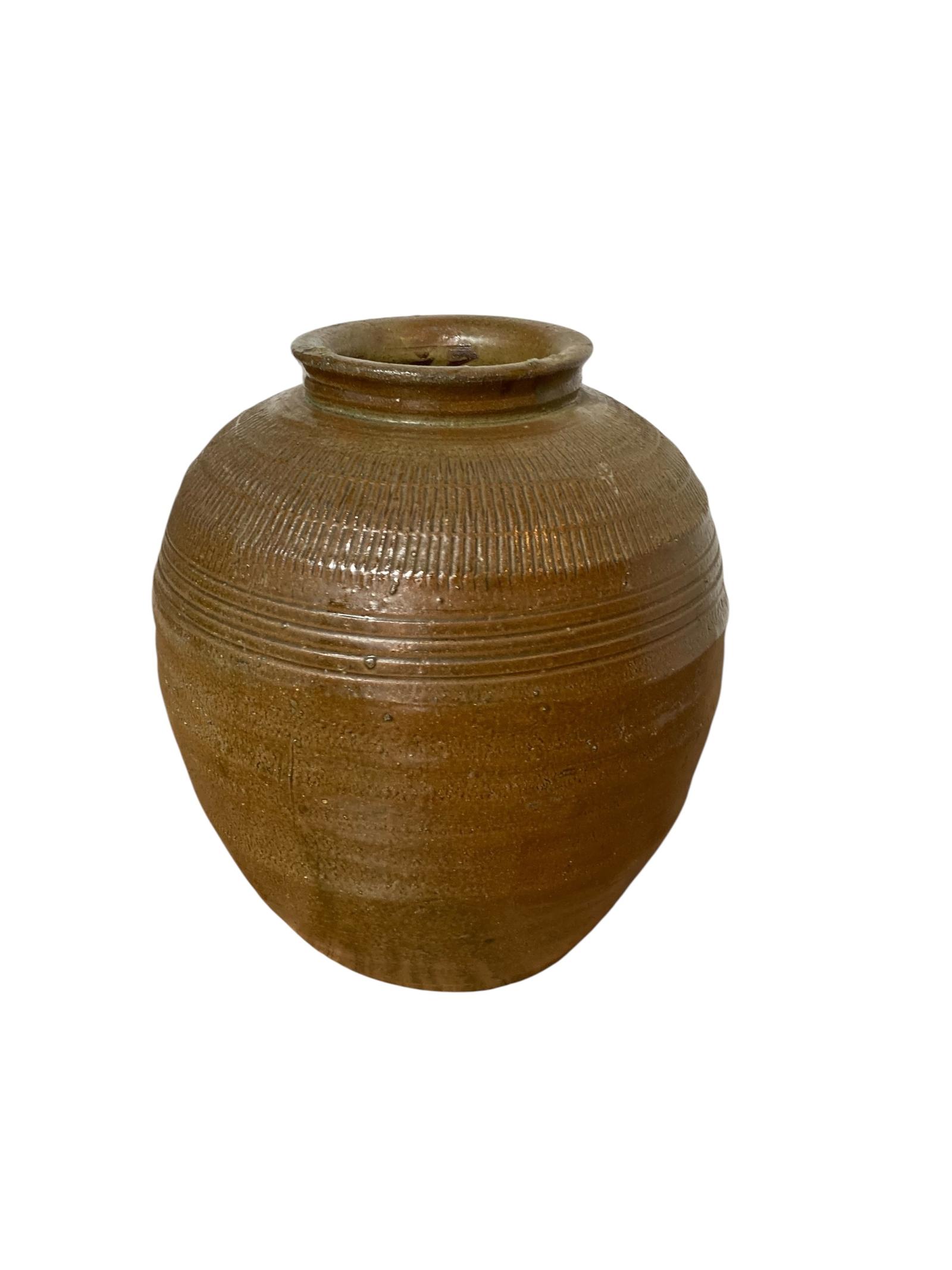 Mid Century Chinese Ceramic Pickling Jar Olive Green (1 of 8) Mid Century Chinese Ceramic Pickling Jar Olive Green (1 of 8)