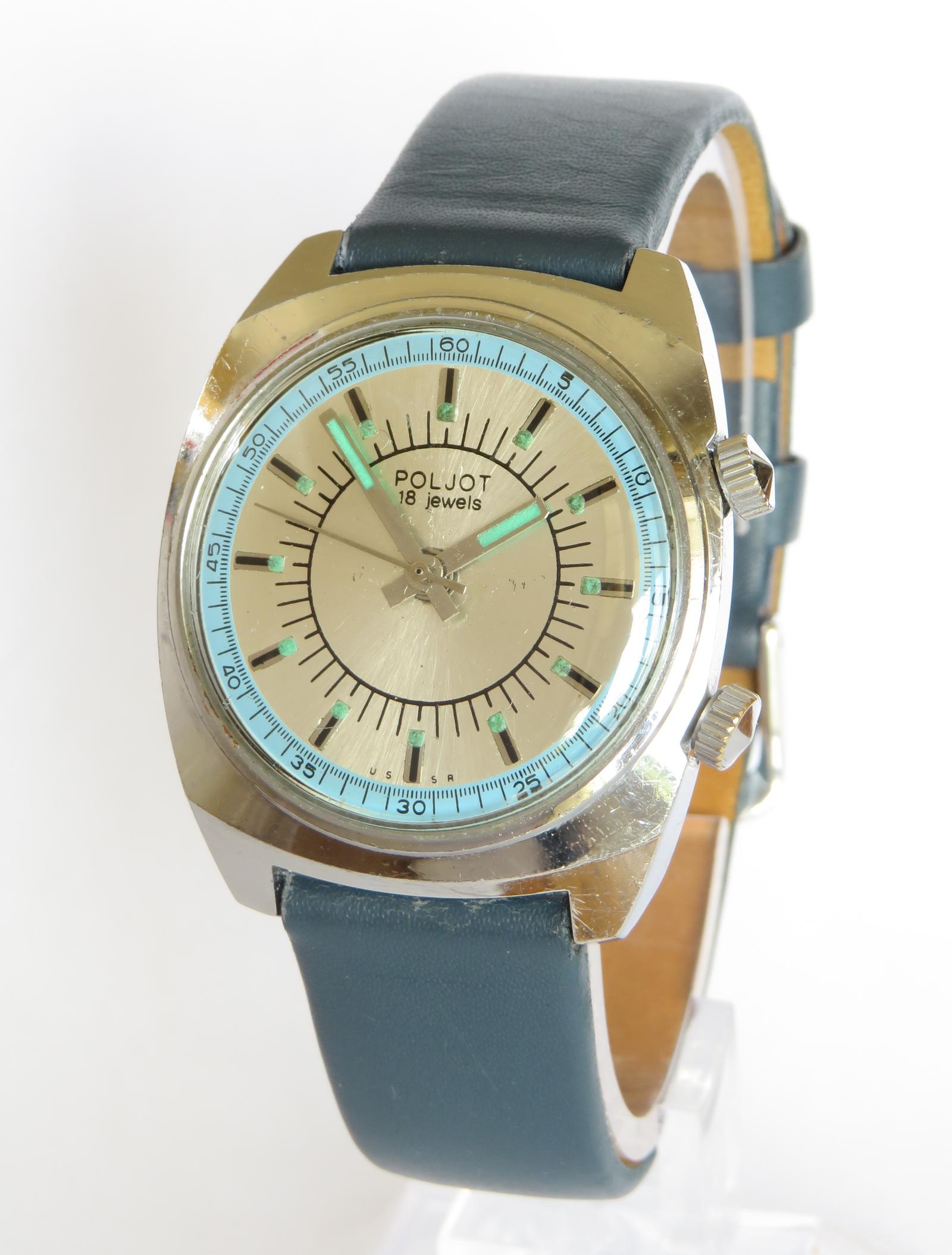 Watch: Gents 1970s Poljot Alarm Watch (1 of 5) Watch: Gents 1970s Poljot Alarm Watch (1 of 5)