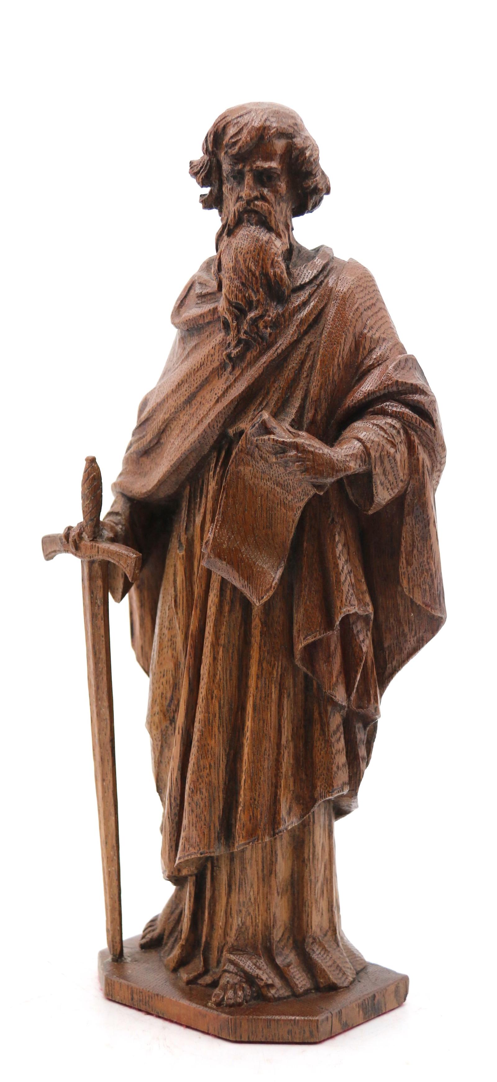 A 19th Century Carved Oak Study of St. Paul The Apostle Circa 1860 (1 of 18) A 19th Century Carved Oak Study of St. Paul The Apostle Circa 1860 (1 of 18)