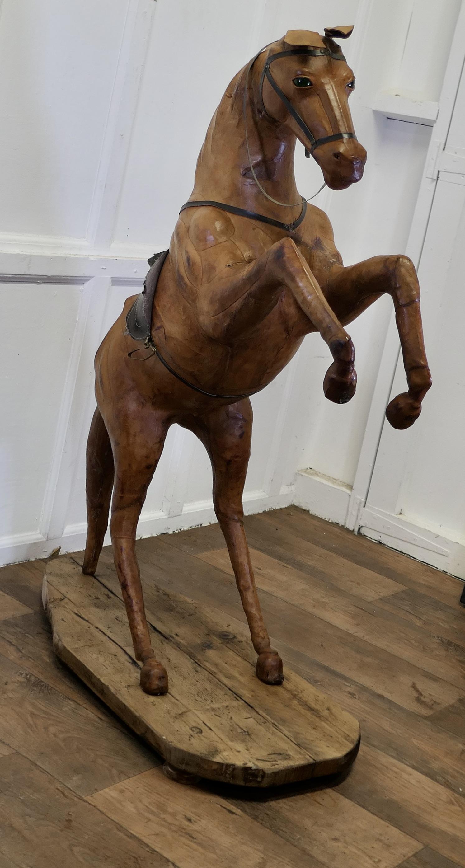 Life Size Arts & Crafts Leather Model of a Horse (1 of 9)