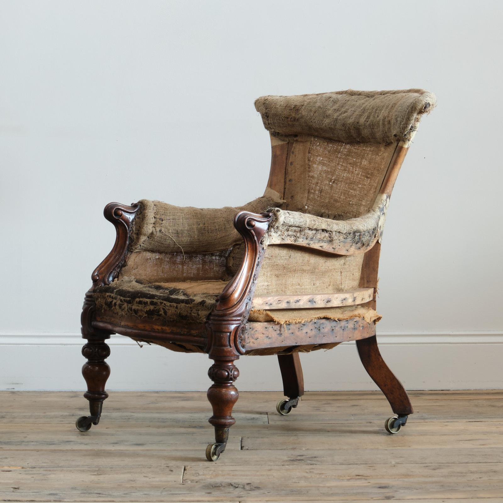 Mid 19th Century Country House Armchair (1 of 16)