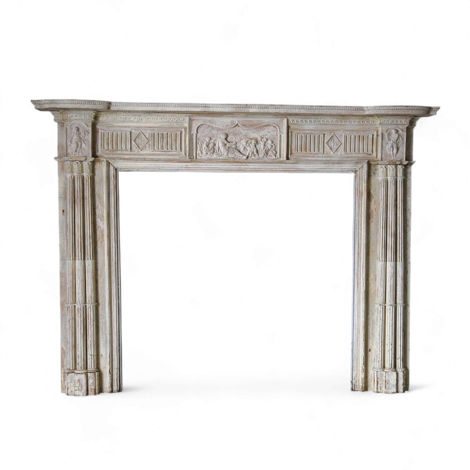 Superb Regency Fire Surround - All Original with Excellent Carving (1 of 11)