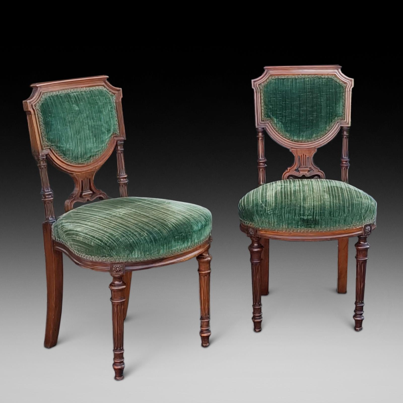 Pair of Victorian Mahogany Occasional Chairs (1 of 9) Pair of Victorian Mahogany Occasional Chairs (1 of 9)