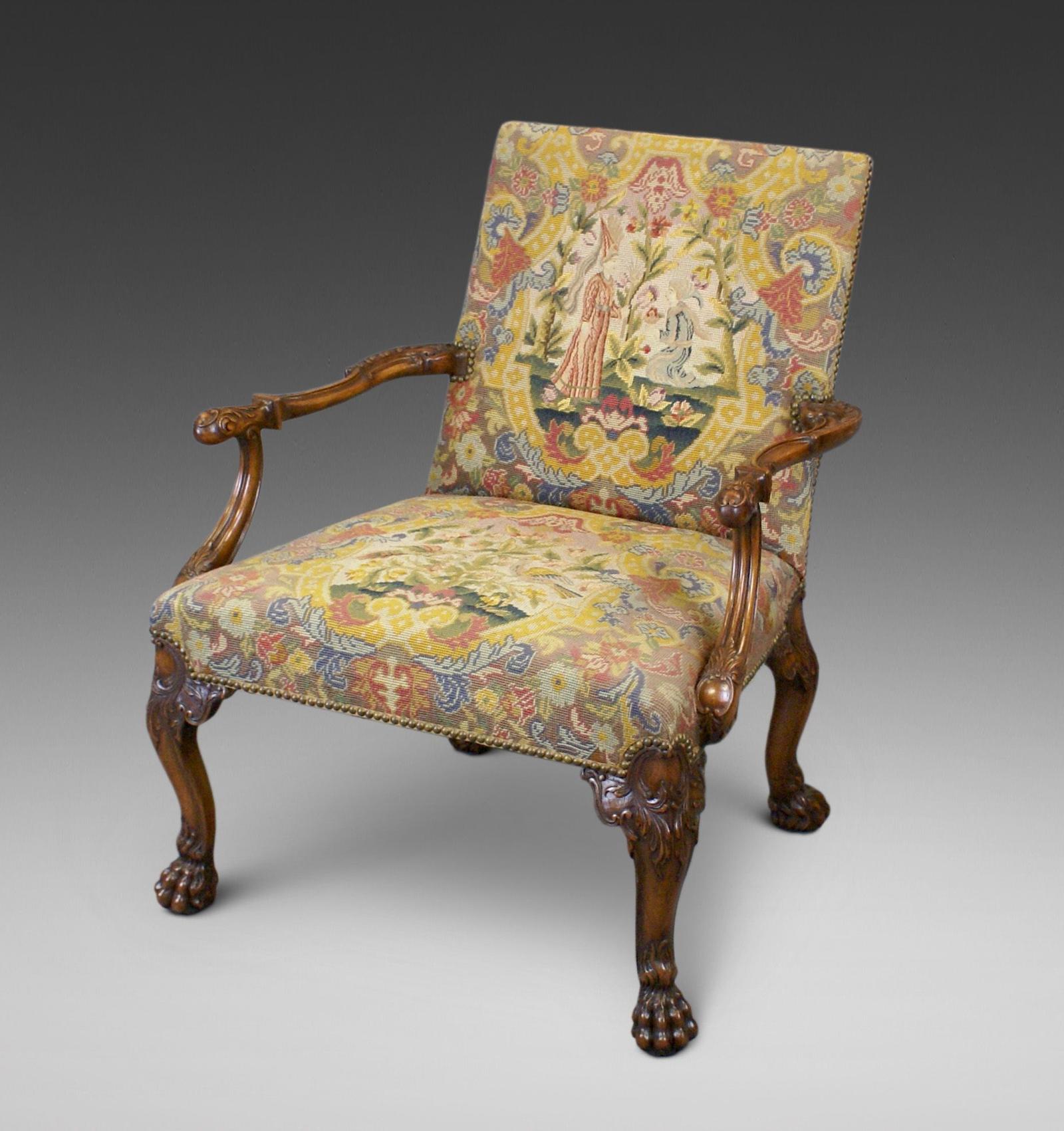 A Fine George II Style Gainsborough Chair (1 of 6) A Fine George II Style Gainsborough Chair (1 of 6)