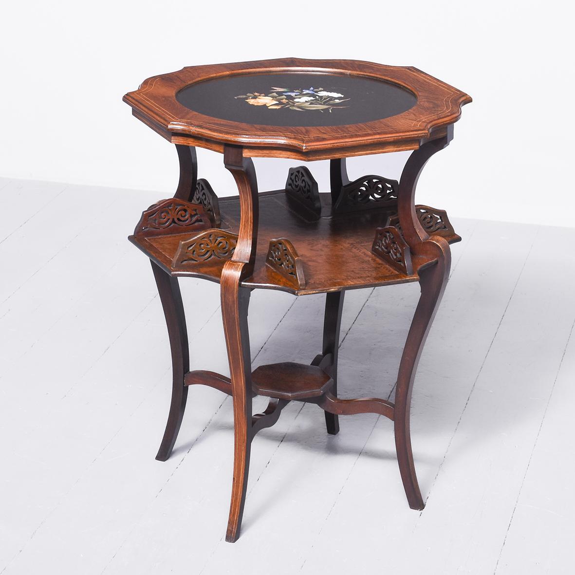 Pietra Dura Occasional Table (1 of 9) Pietra Dura Occasional Table (1 of 9)