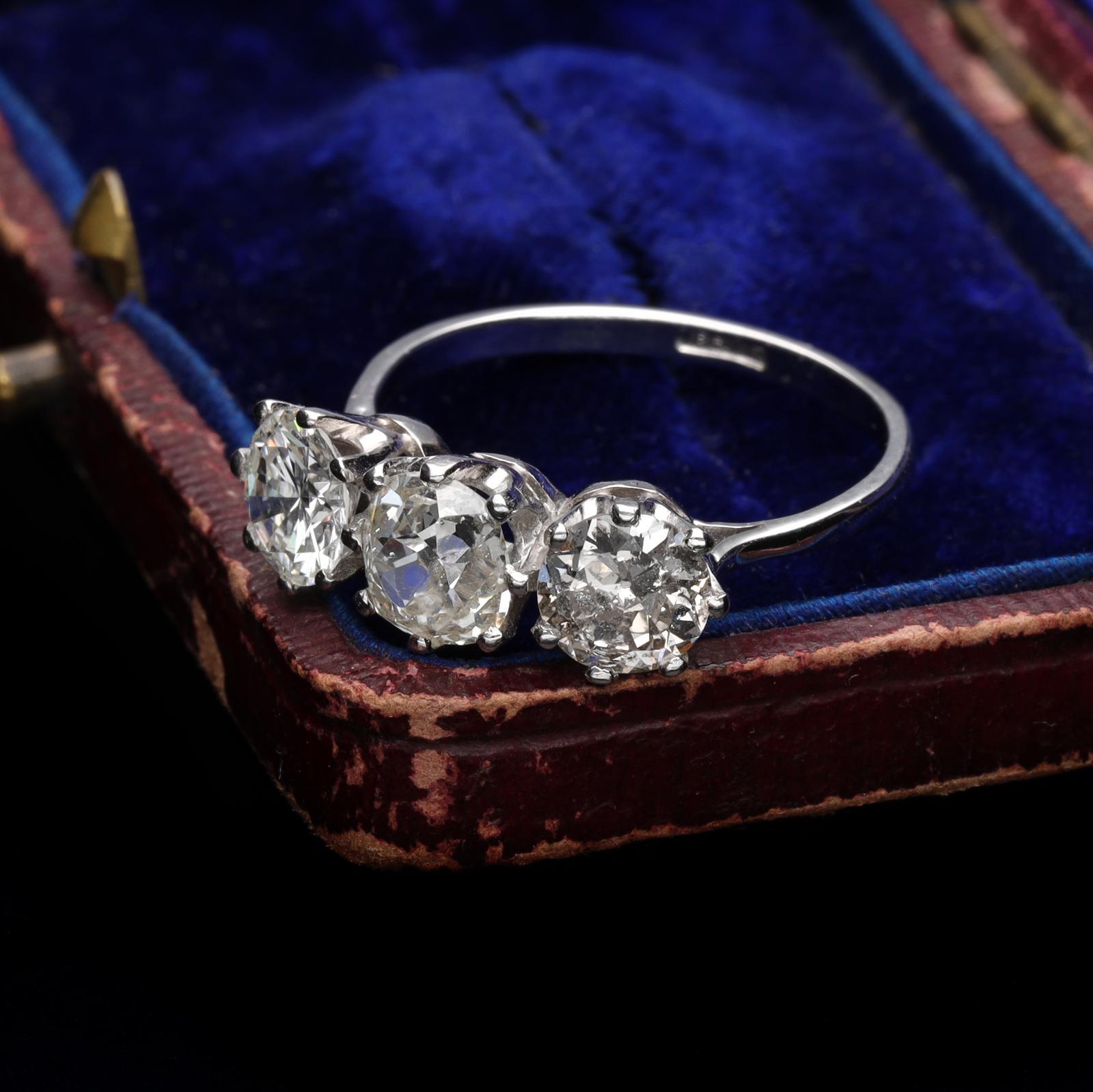 The Antique Magnificent 2.5 Carat Diamond Ring (1 of 9)