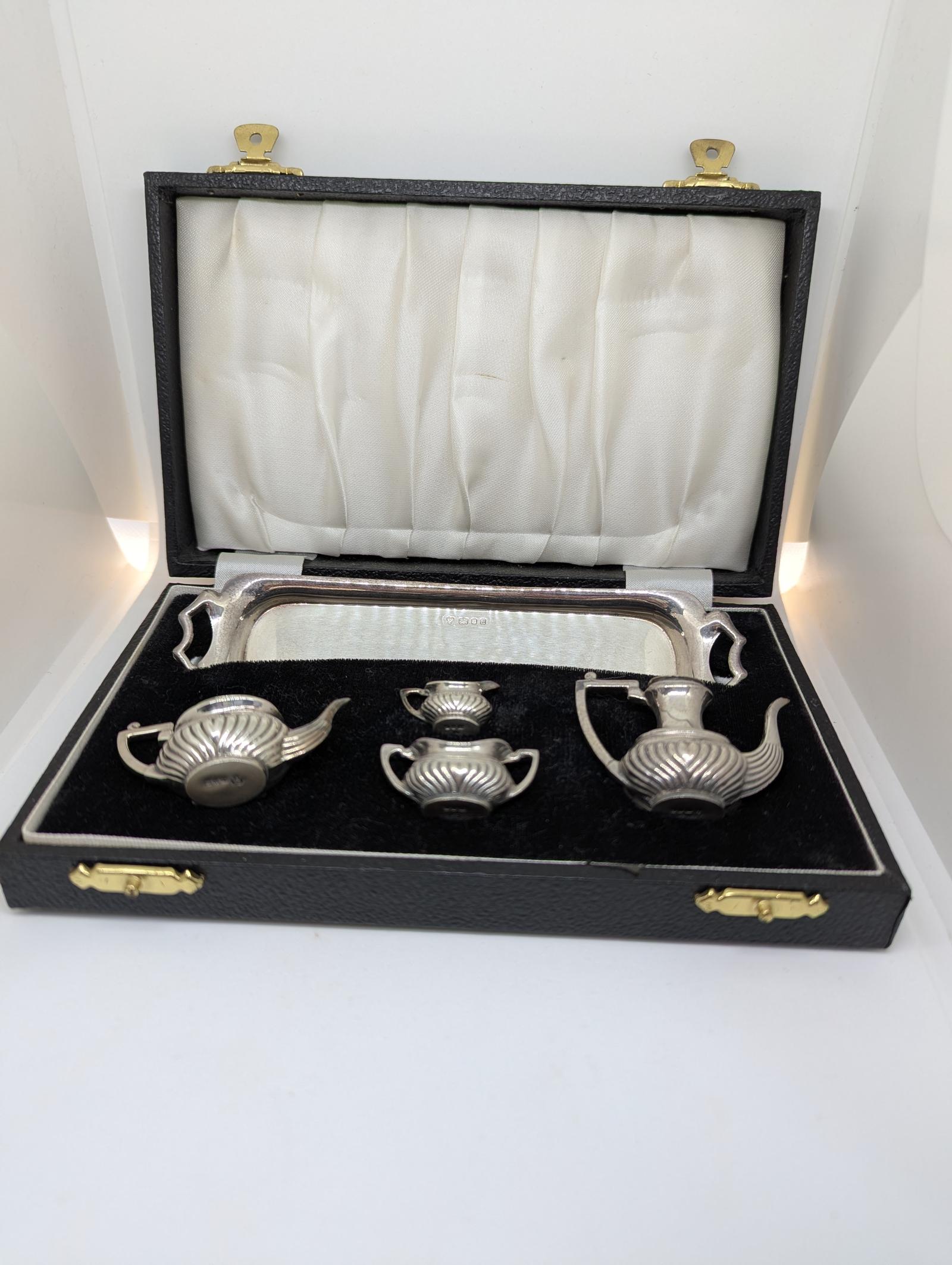 Solid Silver Miniature Tea & Coffee Service Set (1 of 13) Solid Silver Miniature Tea & Coffee Service Set (1 of 13)