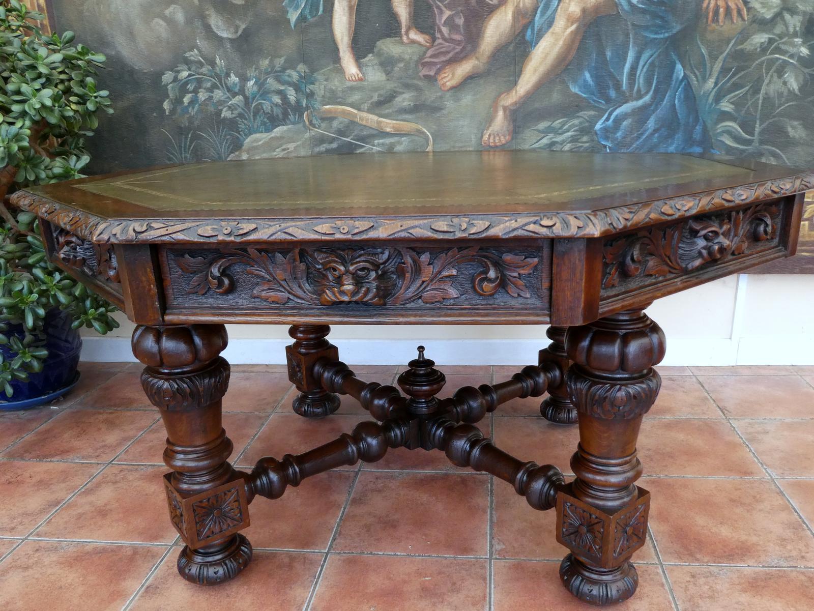 Gillows of Lancaster Library Table Oak Large (1 of 18) Gillows of Lancaster Library Table Oak Large (1 of 18)