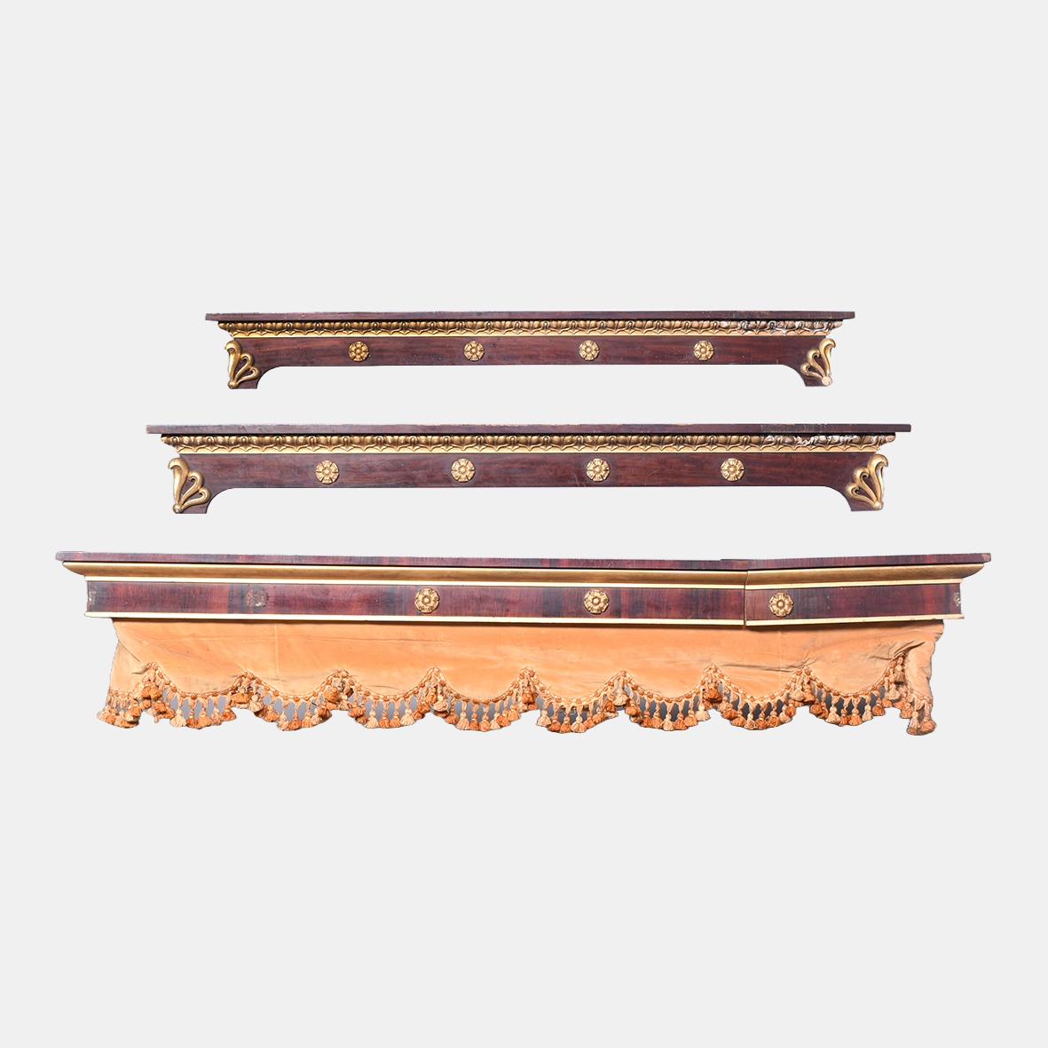 3 George IV Mahogany & Gilded Pelmets (1 of 7)