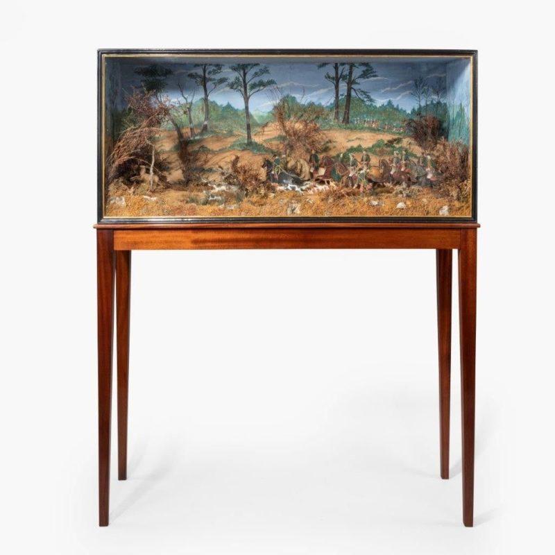 Rare Continental Three Dimensional Cut Paper Diorama (1 of 6)