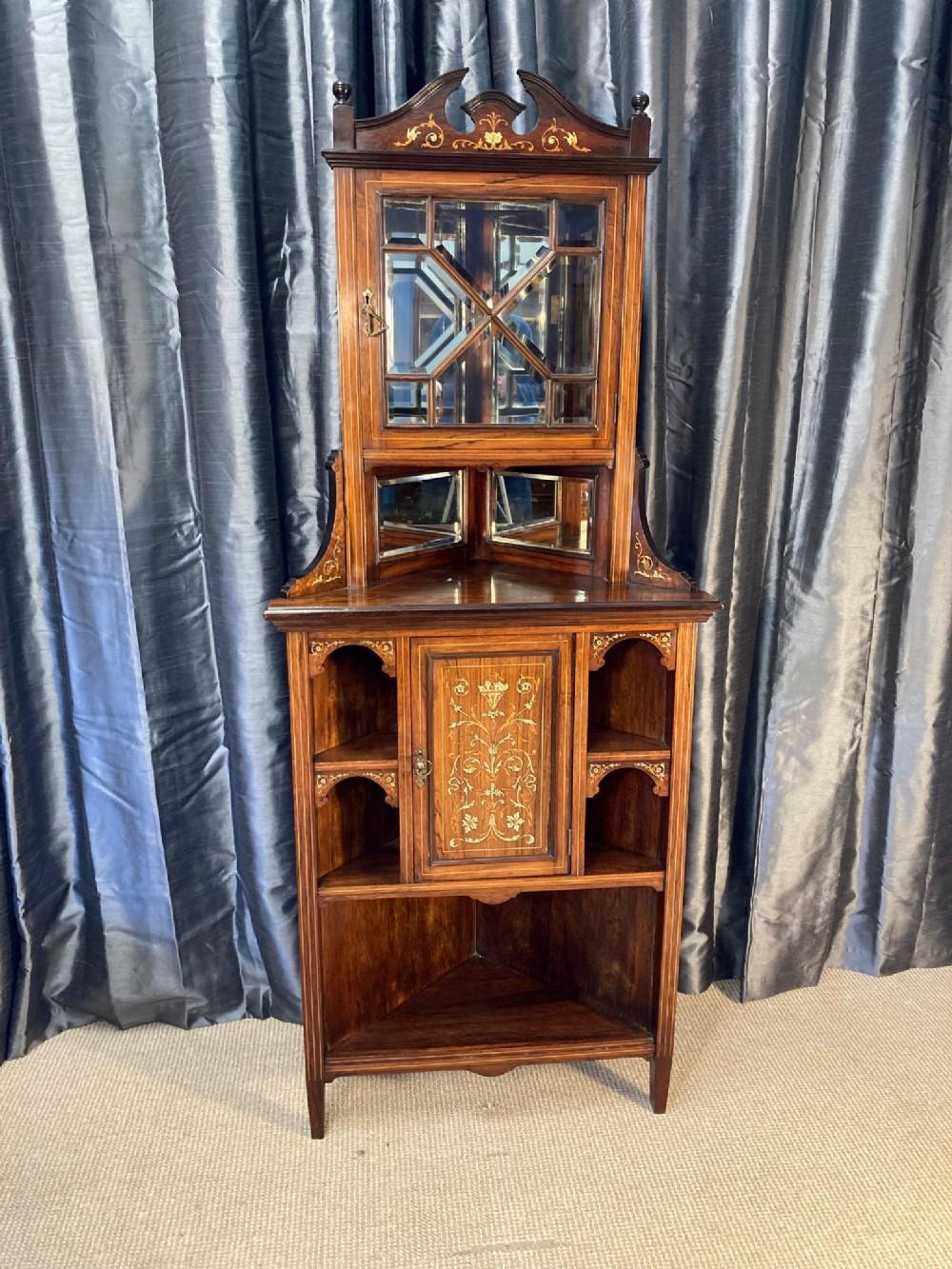 Antique Corner Cabinet (1 of 4)