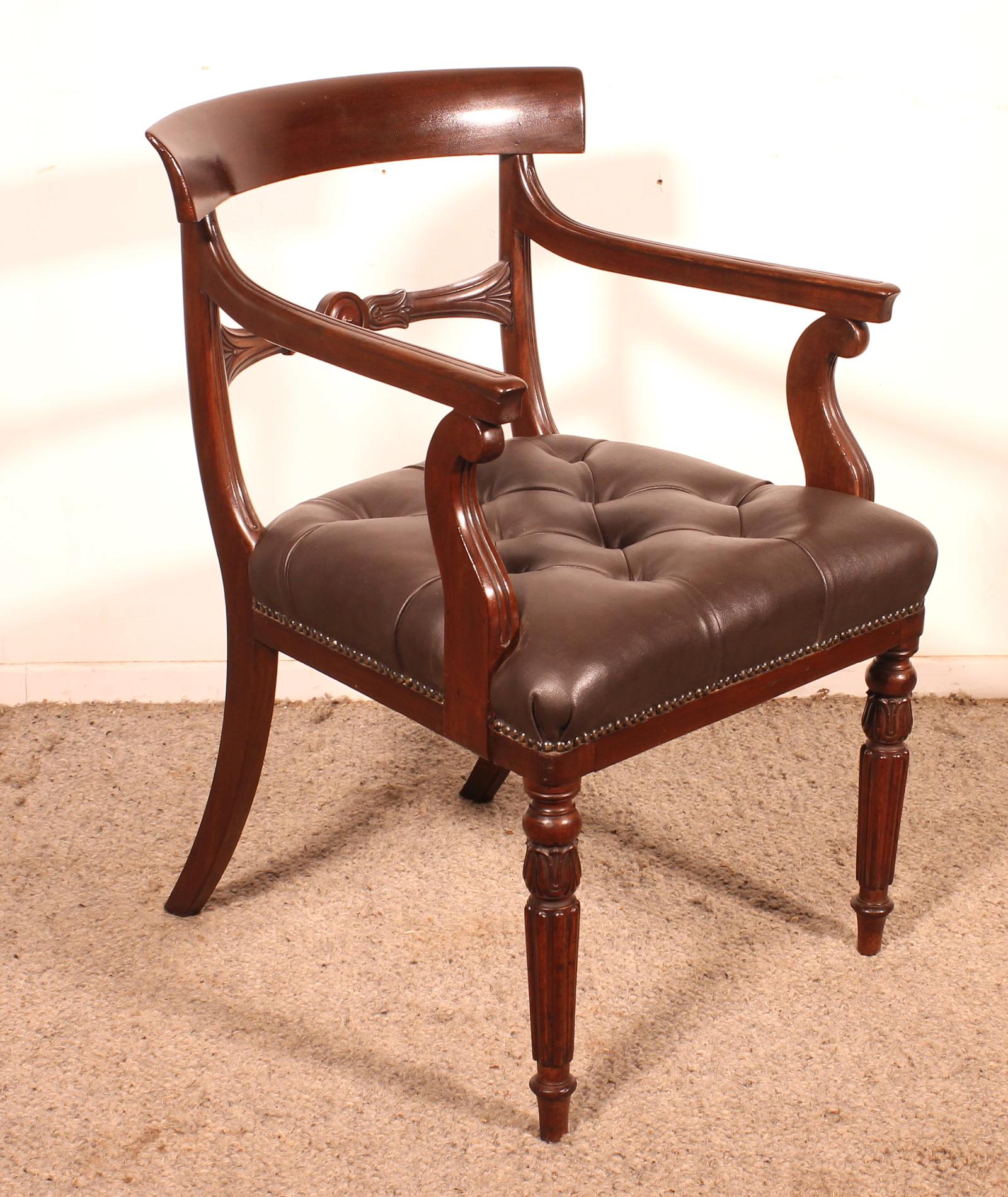 Regency Mahogany Desk Chair / Armchair Circa 1810 (1 of 12) Regency Mahogany Desk Chair / Armchair Circa 1810 (1 of 12)