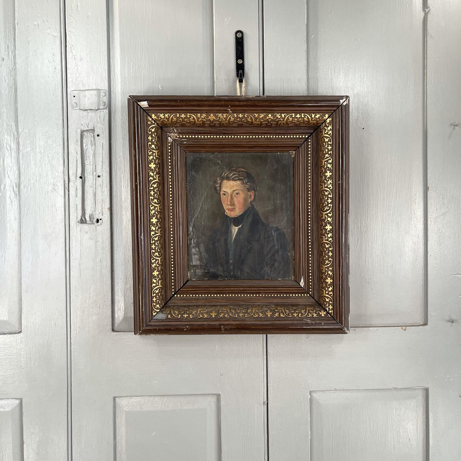 Antique Belgian Flemish Oil Painting Portrait of Polydoor Lippens (1 of 10)