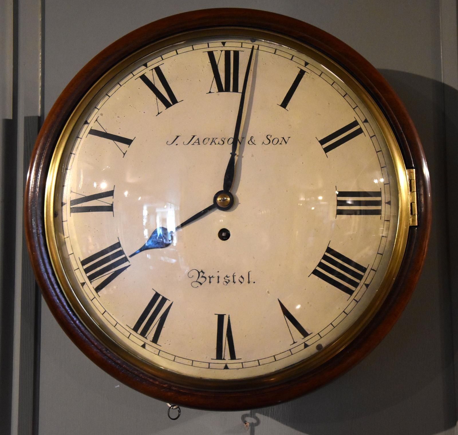 Dial Wall Clock - J.Jackson & Son of Bristol (1 of 3) Dial Wall Clock - J.Jackson & Son of Bristol (1 of 3)