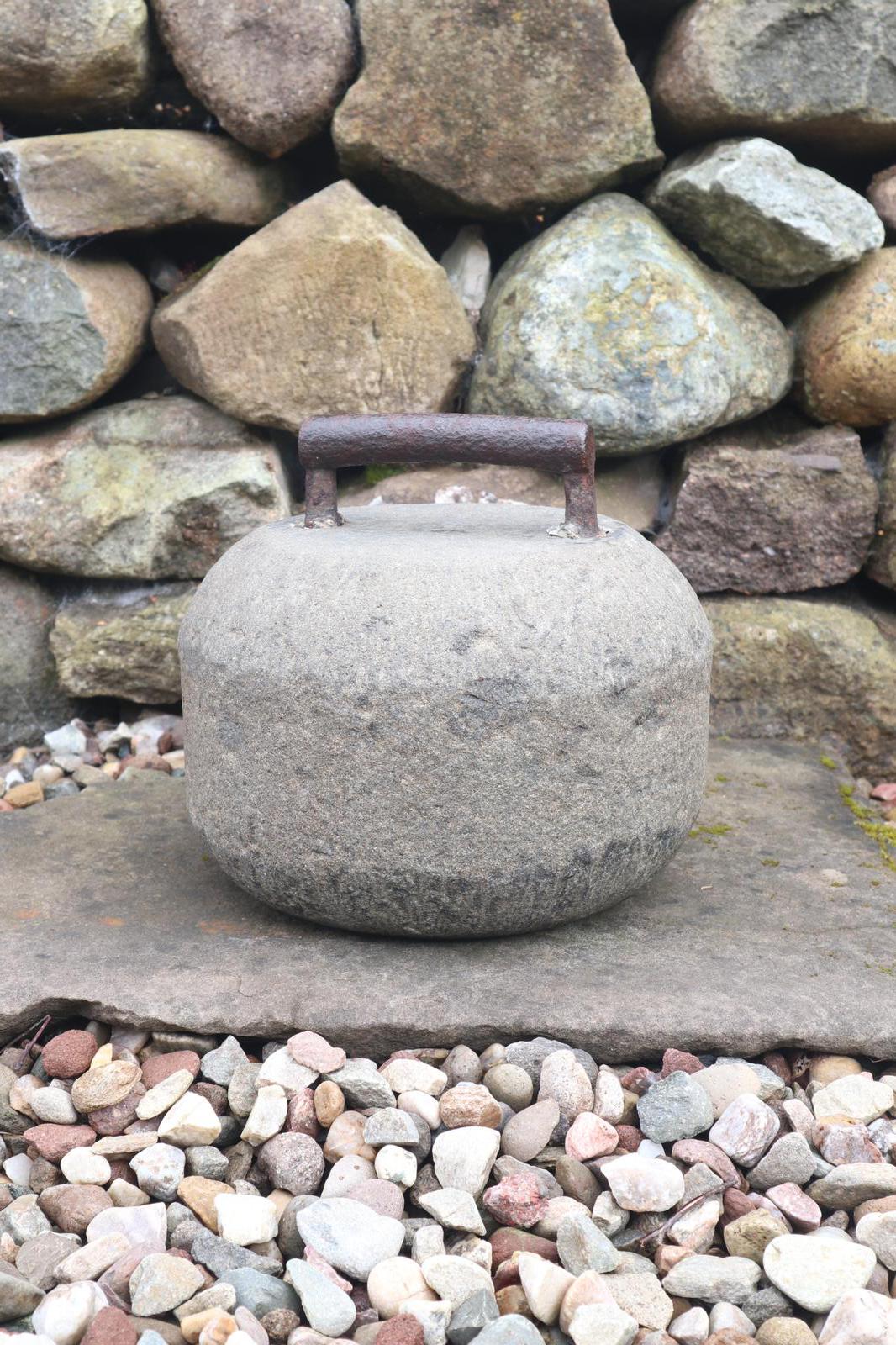 Georgian Period, Scottish Curling Stone, Iron Handled, Perthshire c.1800-1830 (1 of 32)
