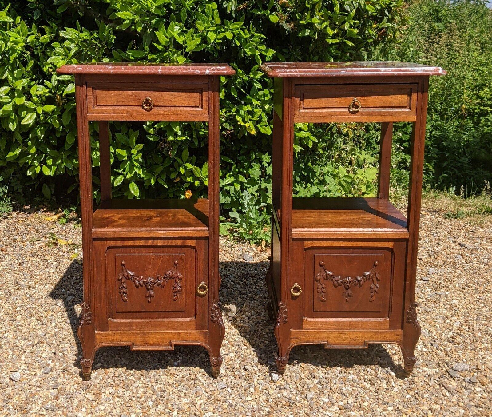 French Mahogany Bedside Cabinets 19th Century (1 of 6)
