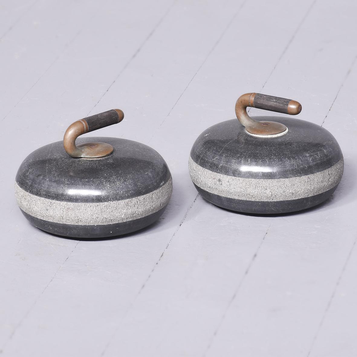 Pair of Scottish Curling Stones (1 of 5)