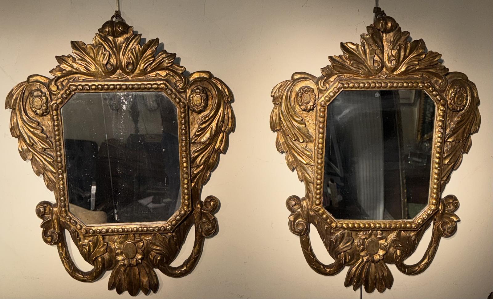 Pair of Italian Gilt Mirrors (1 of 7)