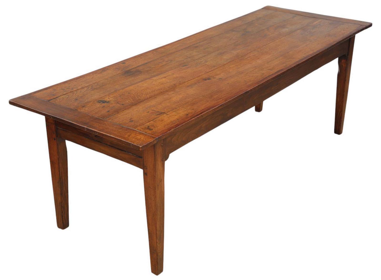 Antique c.1800 Oak Farmhouse Dining Table – Fine Quality Kitchen Table with Drawers at Both Ends (1 of 12)
