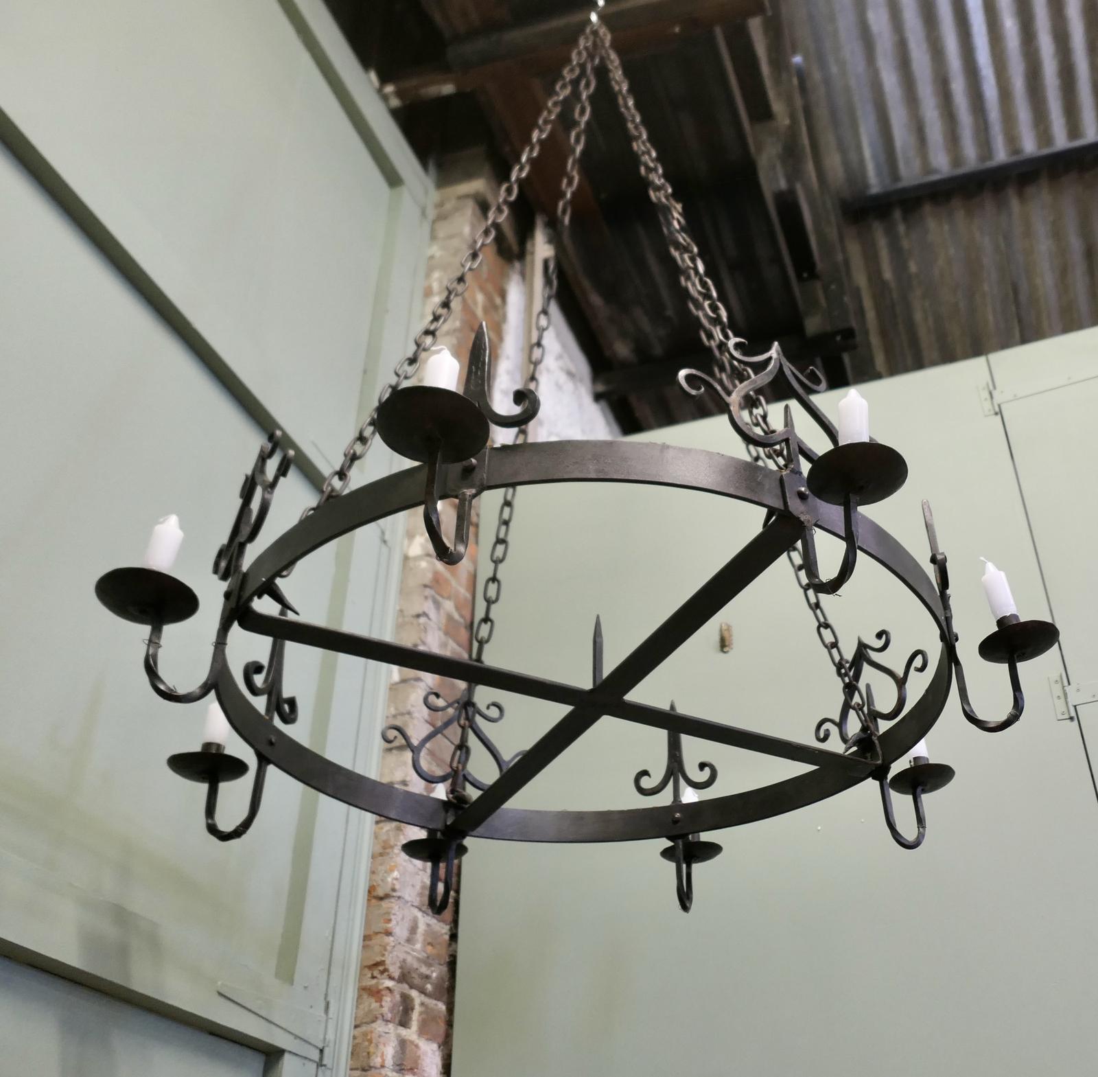 Enormous French Gothic Castle Chandelier (Candelier) (1 of 7) Enormous French Gothic Castle Chandelier (Candelier) (1 of 7)